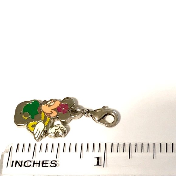 Vintage Disney Minnie Mouse Clip On Charm for Bracelet Aulani Resort Hawaii Hula - Picture 8 of 9